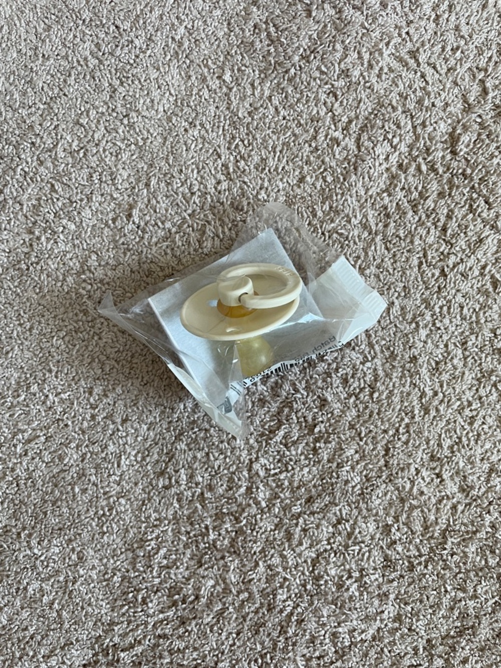 New Bibs pacifier Cream color